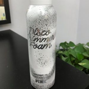 Pink body shimmer